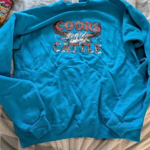 Gildan Blue Graphic Sweatshirt